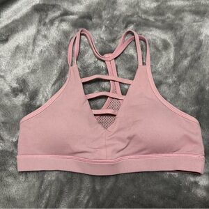 GUC Zyia Pink Grid Bra sz L